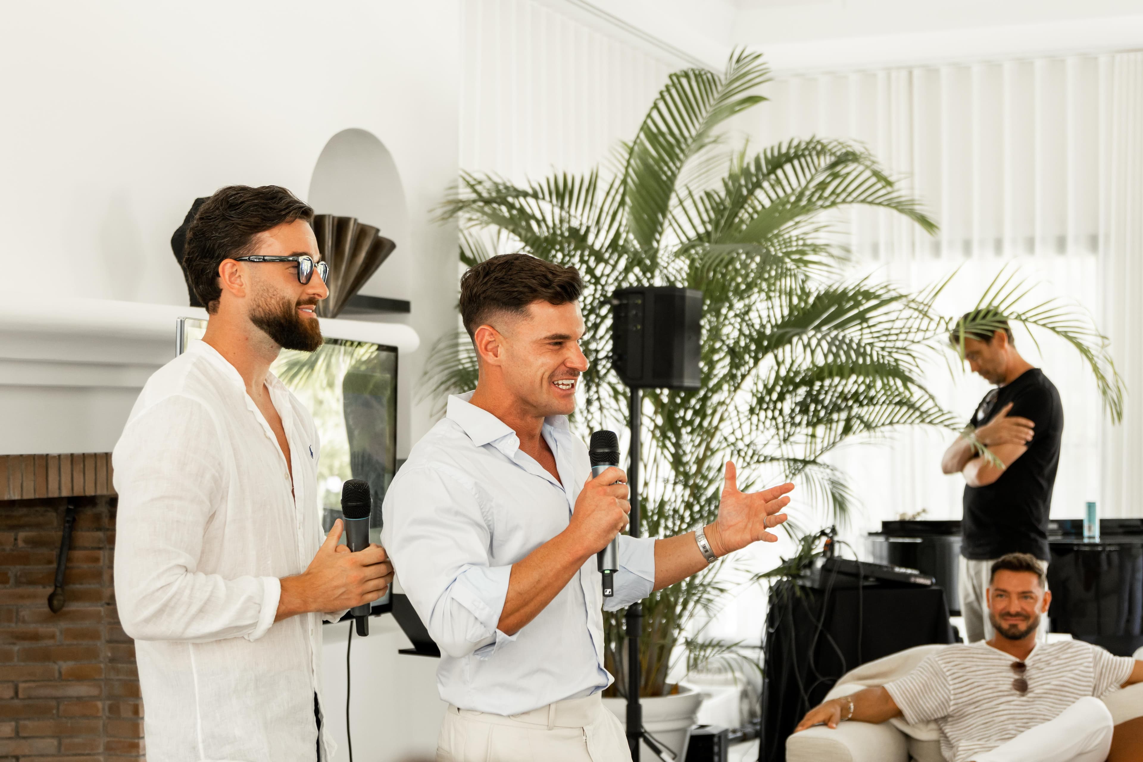 Deep work session inside the Marbella villa